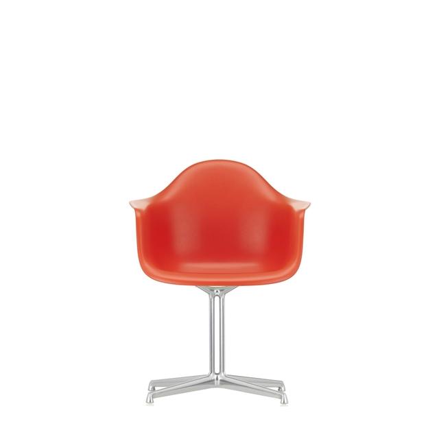 Vitra Eames Plastic Dal Re Spisebordsstol Poppy Red Krom