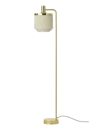 Warm Nordic Fringe Gulvlampe Cream Hvid