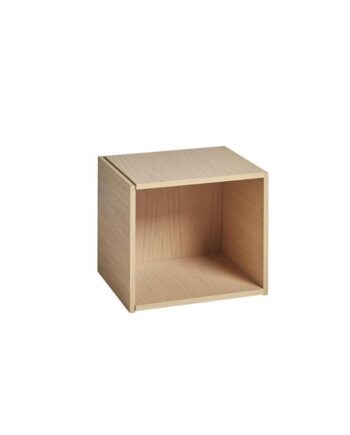 Woud Bricks Cube Hvid
