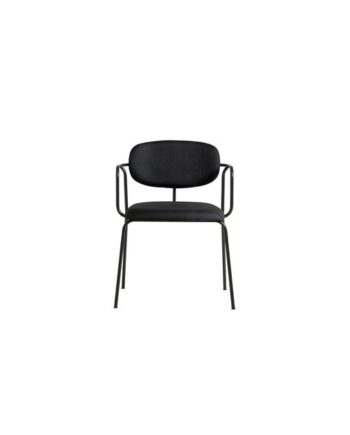 Woud Frame Spisebordsstol Polstret   Stk  Sort Davis Sawana 14 Black