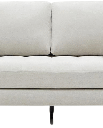 -personers Sofa Kave Home Debra Grå Chenille Antiplet Vandafvisende Bæredygtig 182x98x85 Cm