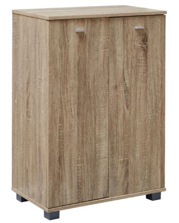 Minimalistisk Skoskab   Kommode  60   90   35 Cm  Sonoma Eg Naturfarvet