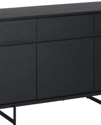 Skænk Sideboard Raymond   Hallmark Wansford   Sort Træ 155x45x82 Cm