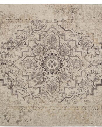 Gulvtæppe Woood Eric 170x240 Cm Multifarvet   Polyester Og Bomuld
