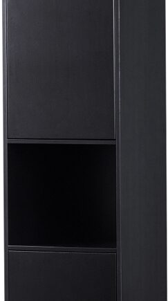 Highboard Woood Exclusive Finca   Sort Fyrretræ Opbevaringsskab H210ã B40ã D40 Cm