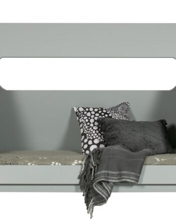 Juniorseng Woood Tipi Betongrå   Fyrretræ Mdf   Børneseng Med Tipidesign