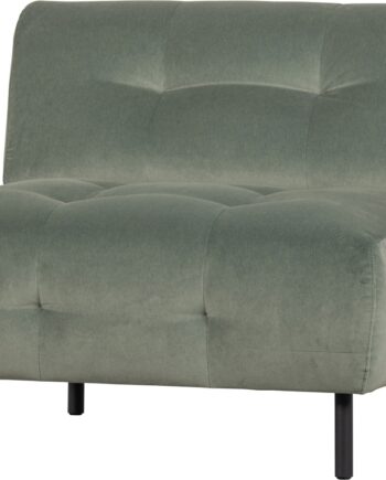 Loungestol Lænestol Woood Exclusive Lloyd Bleggrøn Vasket Fløjl 90x90x75 Cm