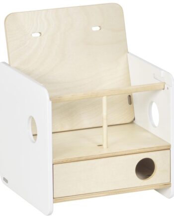 Opvækststol Kave Home Nuun   Justerbar Børnestol   Natur Finértræ  Nordisk Design