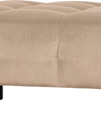 Puf Lloyd Fra Woood Exclusive   Polstret Beige Loma Fløjl 90ã 90ã 45 Cm