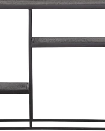 Rumdeler   Skillevæg Woood Febe Sort Metal 76x76x30 Cm Uv-beskyttet