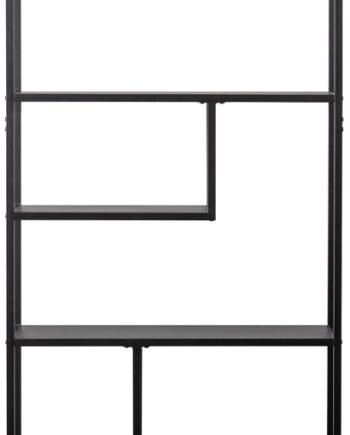 Rumdeler Skillevæg Woood Teun Sort Pulverlakeret Metal 188ã 85ã 35 Cm