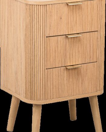 Sengebord   Natbord Nordlys Furniture Bali3t   Skuffer   Fsc-certificeret Egetræsfinish H66ã B40ã D30 Cm