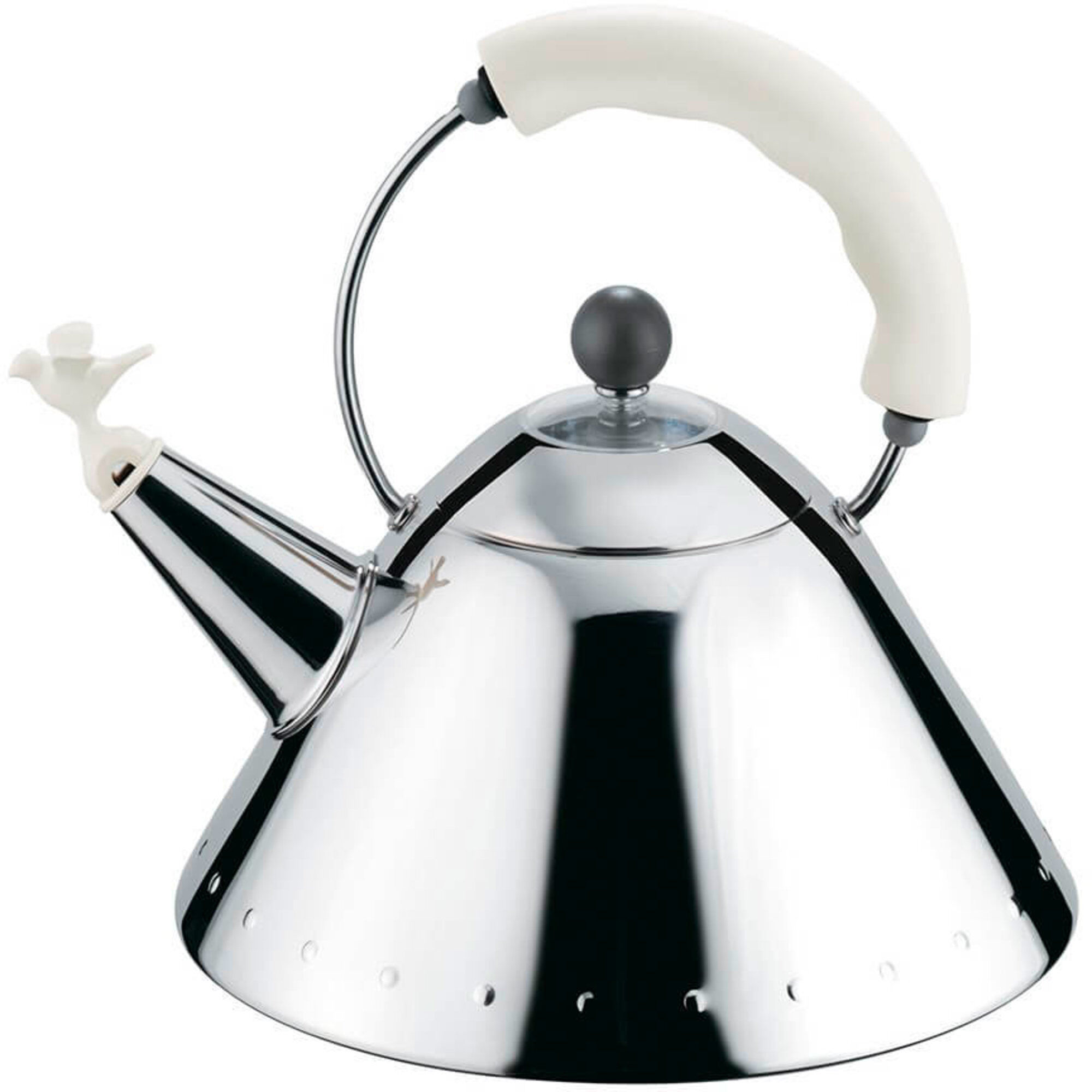 Alessi Michael Graves Kedel Med Fugl Hvid