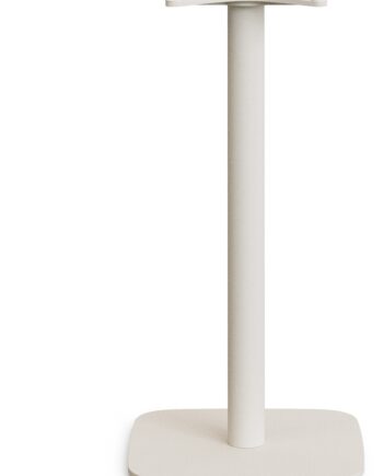 Cafébordstel Kave Home Dina   Hvidt Stål H96   48   48 Cm