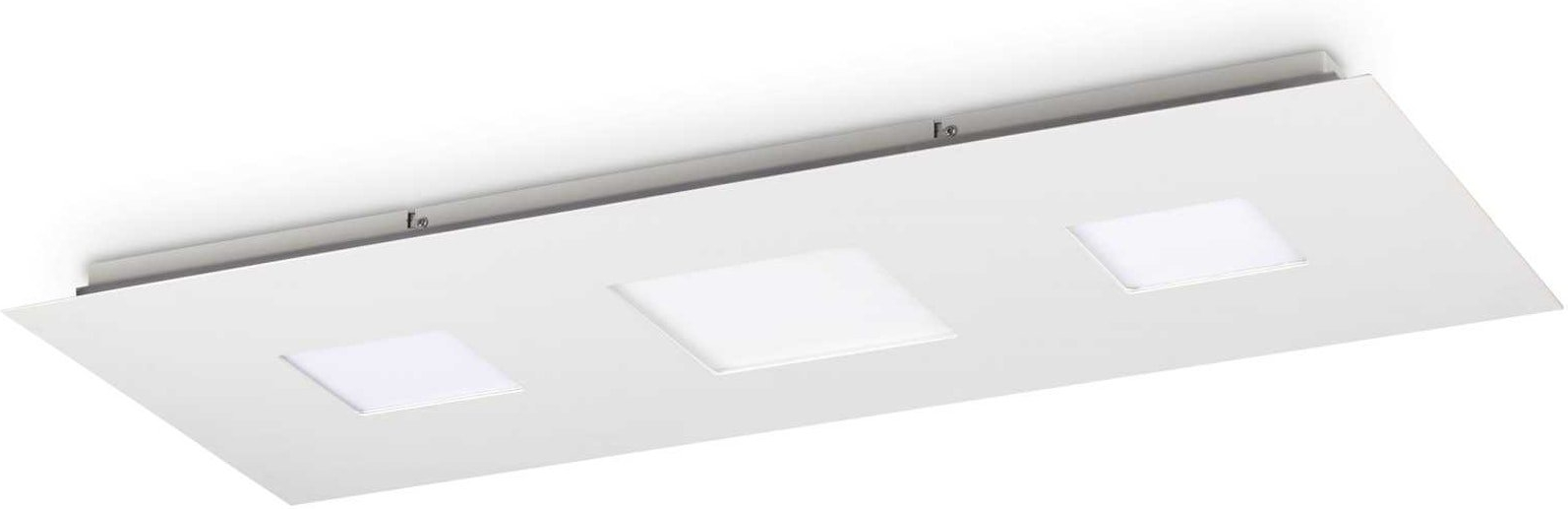 Dæmpbar Led-loftlampe Ideal Lux Relax 65w 6100 Lm Mat Hvid 90ã 40 Cm