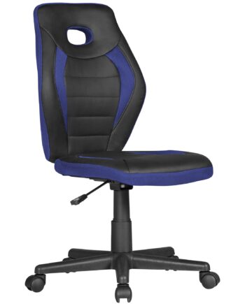 Kontorstol Til Børn   Stilfuld Design  Blå Og Sort