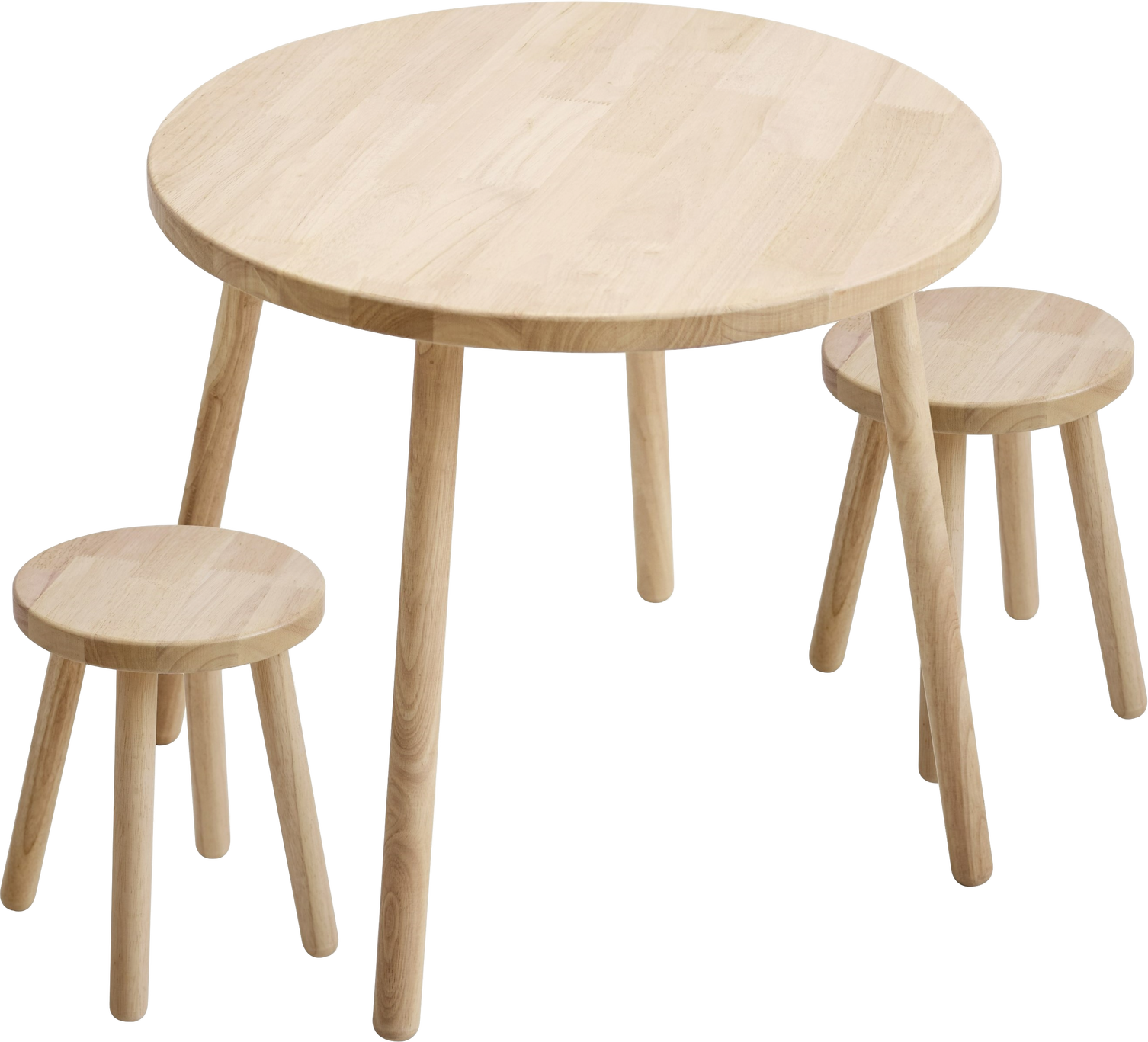 Nordlys Furniture Floro Rundt Udendørs Spisebordssæt Havebordssæt Fsc-certificeret Fyrretræ Natur