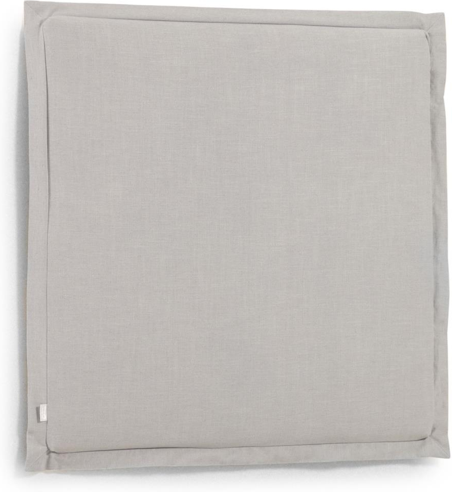 Polstret Sengegavl Kave Home Tanit Gråt Stof 106ã 106 Cm