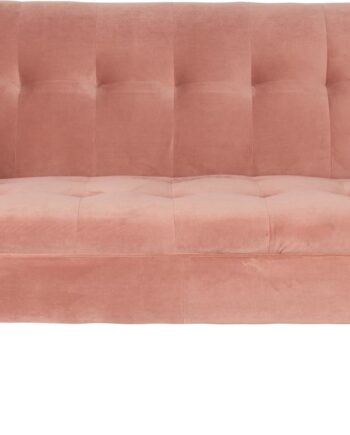 -personers Sofa Dutchbone Kate Støvet Rosa Stof H80   B148     D79 Cm