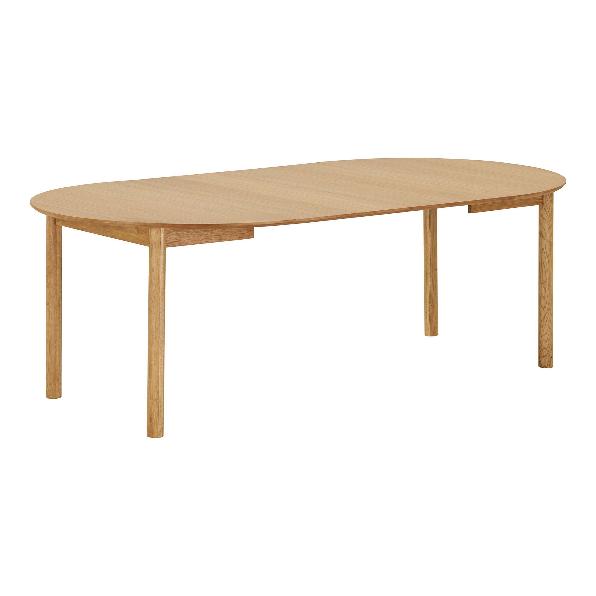 Bundaberg Spisebord Spisebord Egefiner Natur Inkl To Tillægsplader ø120x120-170-220x75 Cm