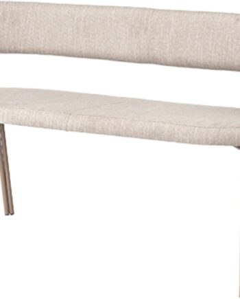 Entrébænk Broste Copenhagen Oda Grå Jern Tekstil L140xb55xh76 Cm