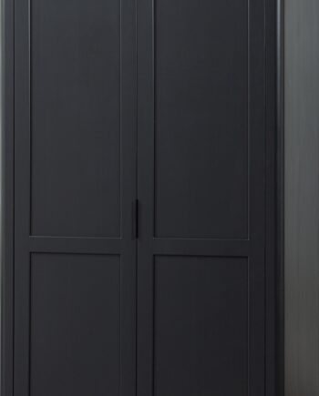 Garderobeskab Woood Gunnar Buffetskab   Fsc-certificeret Fyrretræ  Mat Sort  H217 Cm