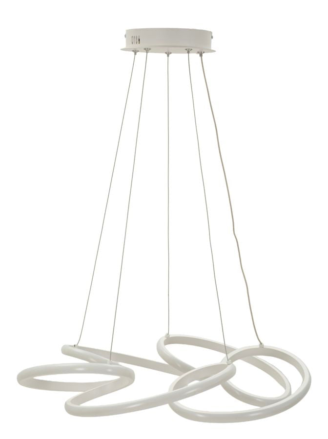 Glovy Led Ceiling Lamp Hvid Pendel ø55 120 Cm