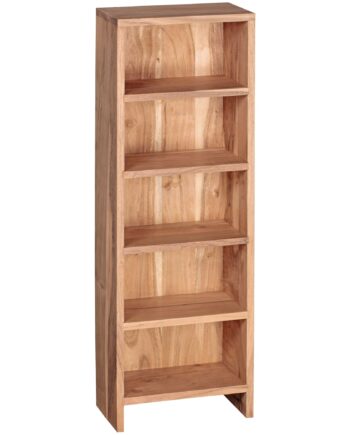 Håndlavet Reol Med   Rum   Massivt Fscâ -certificeret Træ  90 Cm