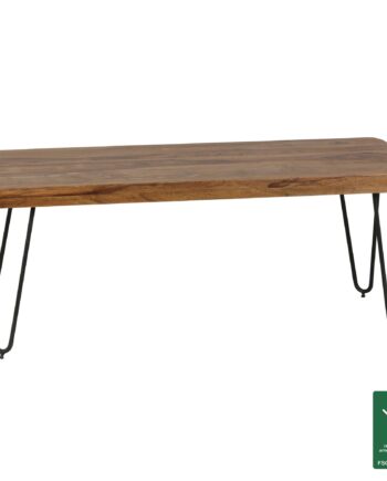 Håndlavet Spisebordsbænk   Fscâ -certificeret Træ  120   40   45 Cm