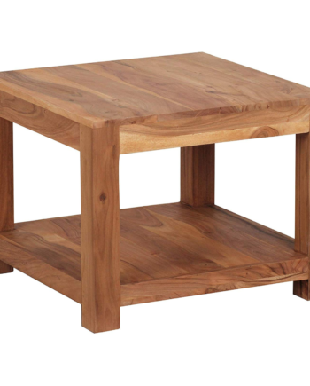 Massivt Træ Mumbai Acacia Sofabord 60x60x45cm Sofabord Sidebord
