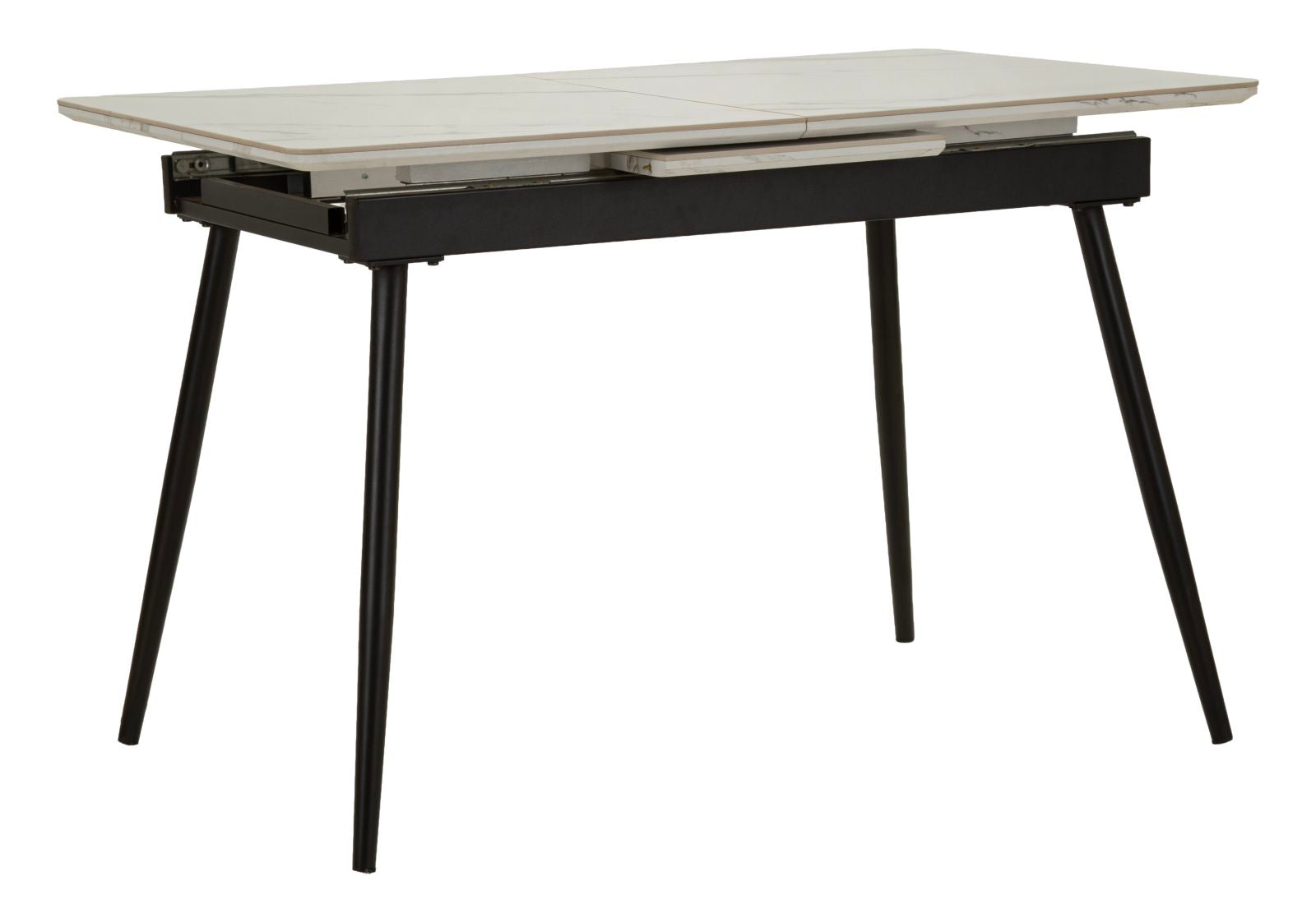 Matt Dining Table Spisebord Med Udtræk 120 80 75 Cm 155 80 75 Cm