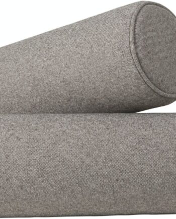 Pyntepude Med Fyld Cylinderpude Broste Copenhagen Wind Grå 15x55 Cm Stof
