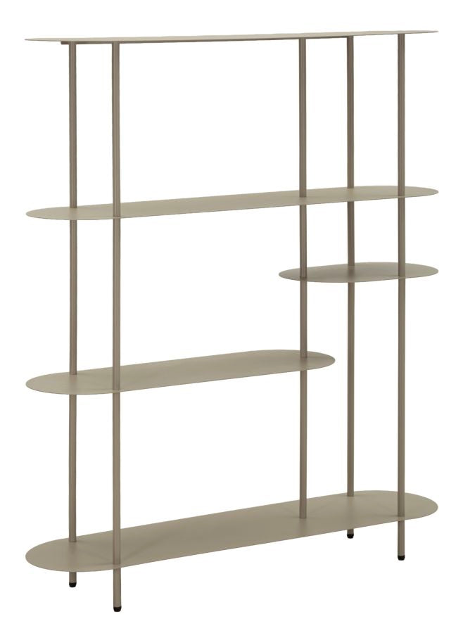 Saturn Book Shelf Reol Dove Grey 118 31 139 Cm