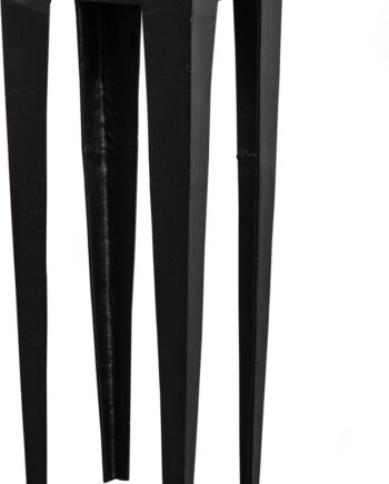 Sidebord Woood Exclusive Claire   Aluminium  H91   34   34 Cm  Mat Sort