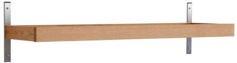 Skohylde Oscarssons Möbel Nadja  Olieret Egetræ Med Stålbeslag  80ã 29ã 25 Cm