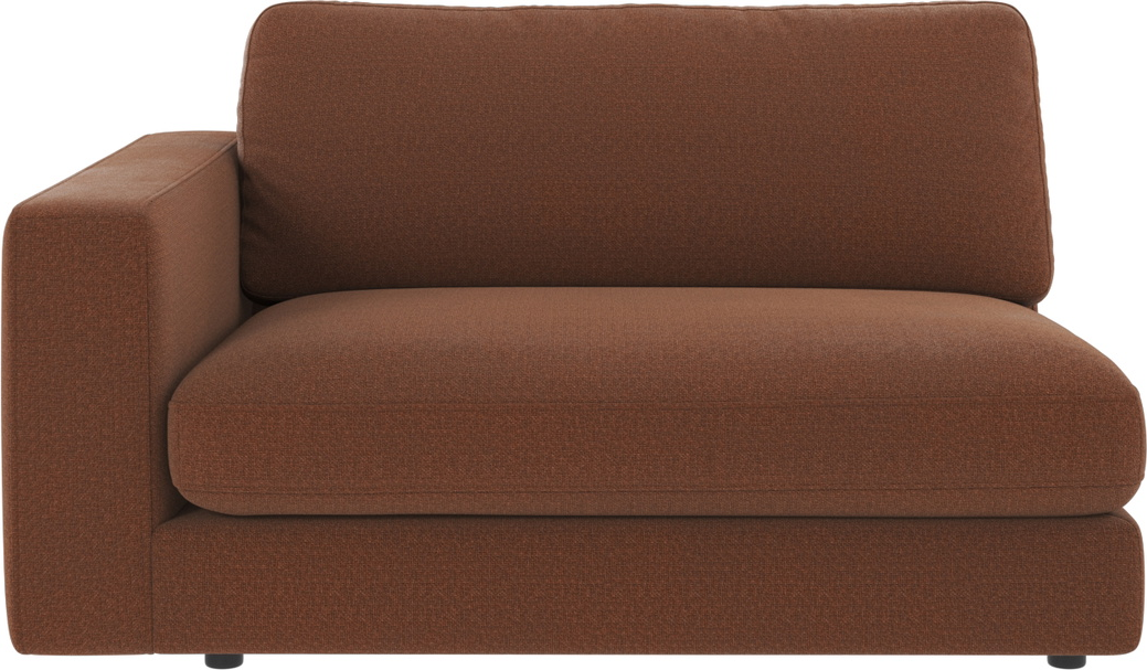 Venstre Armlænsmodul Rowico Duncan Modulsofa Rita Rød Polyester B129 D103 H78 Cm