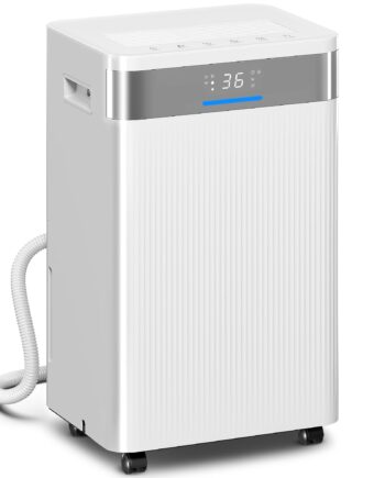 Affugter      Liters Tank  24-timers Timer  Led-display  Plastik  Hvid