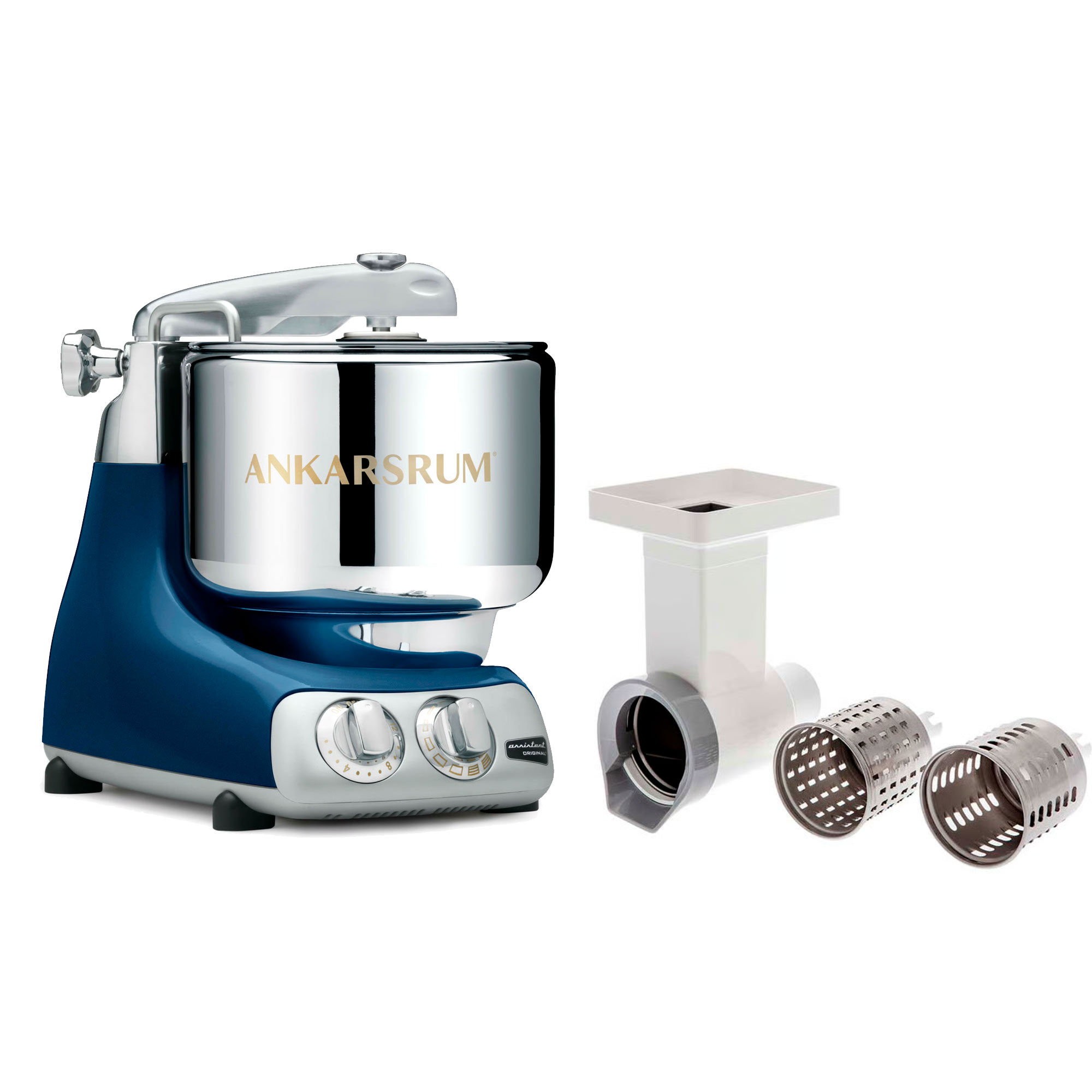 Ankarsrum Assistent Original Akm6230 Ocean Blue   Grøntsagssnitter