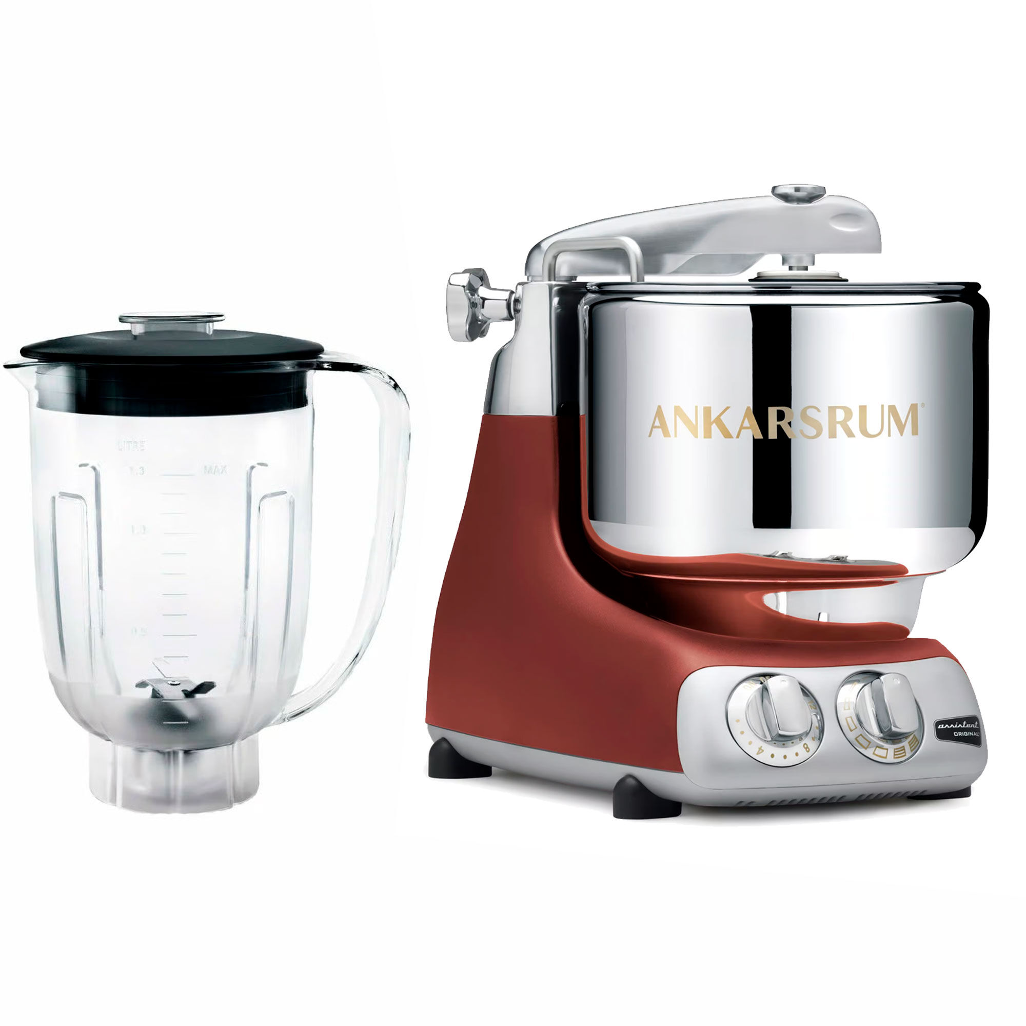 Ankarsrum Assistent Original Akm6230 Rustic Maroon   Blender