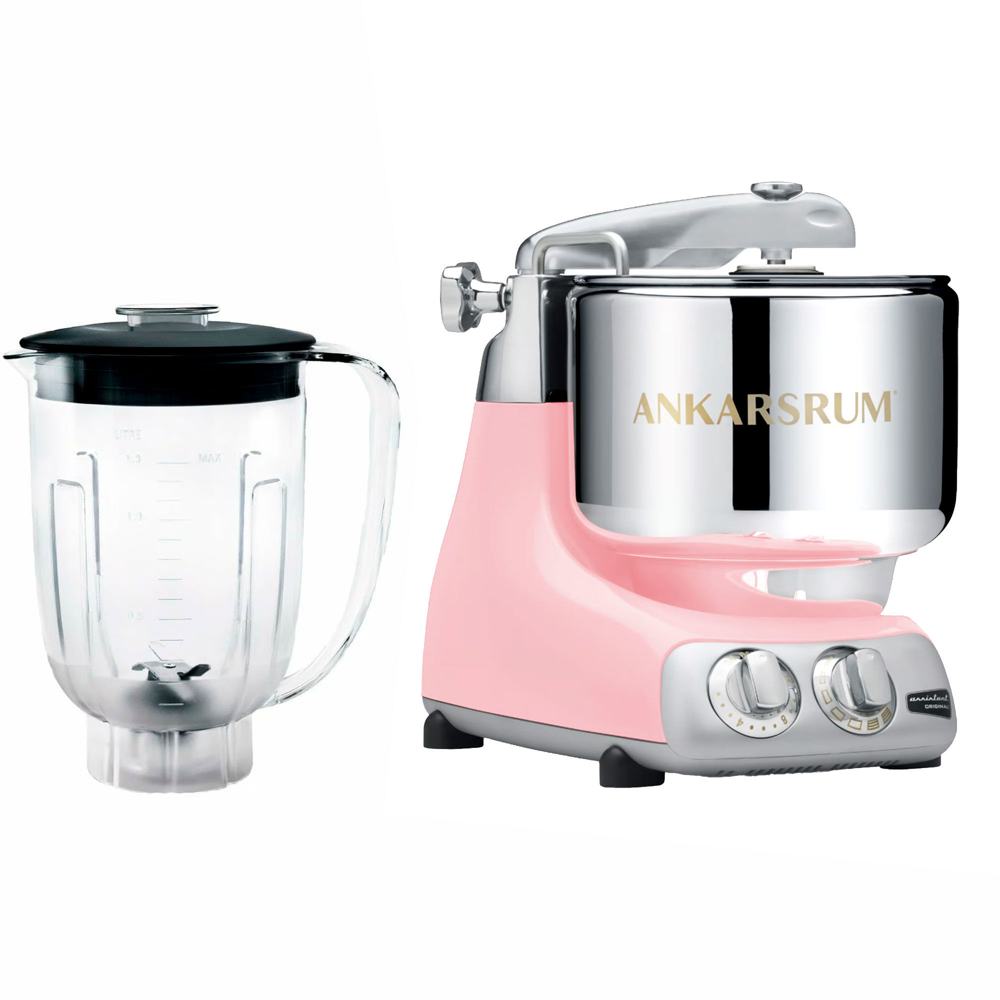 Ankarsrum Assistent Original Akm6230 Skyet Pink   Tritan Blender