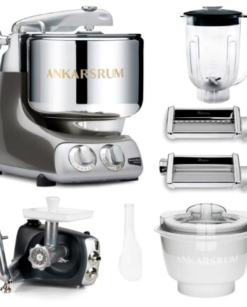 Ankarsrum Assistent Original Køkkenmaskine Med Middagspakke  Black Chrome