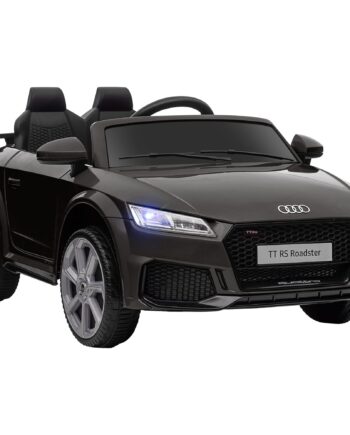 Audi Børne-elbil  Med   4g Fjernbetjening  Musik  Horn  Led  Usb  Til Børn  -  år  Sort