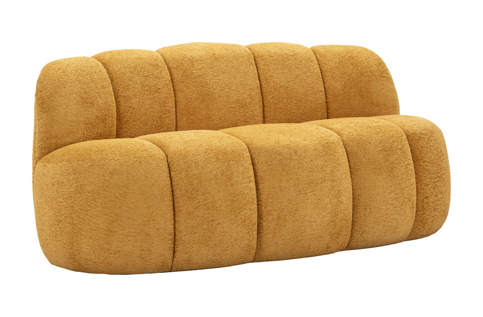 Ball -personers Sofa Sennep Cm 145x80x69
