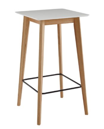 Barbord   Skandinavisk Look  60x110x60 Cm  Hvid