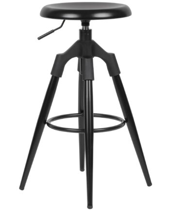 Barstol   Sort Metal  72-80 Cm