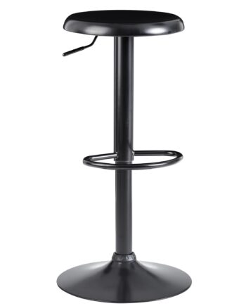 Barstol   Tidløst Design  Uden Ryglæn 58 79 Cm  Metal  Sort