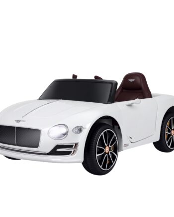 Bentley Gt Børnebil  Officielt Licenseret Elektrisk Kørebil Med Fjernbetjening      390 Motorer  Hvid  108   60   43 Cm
