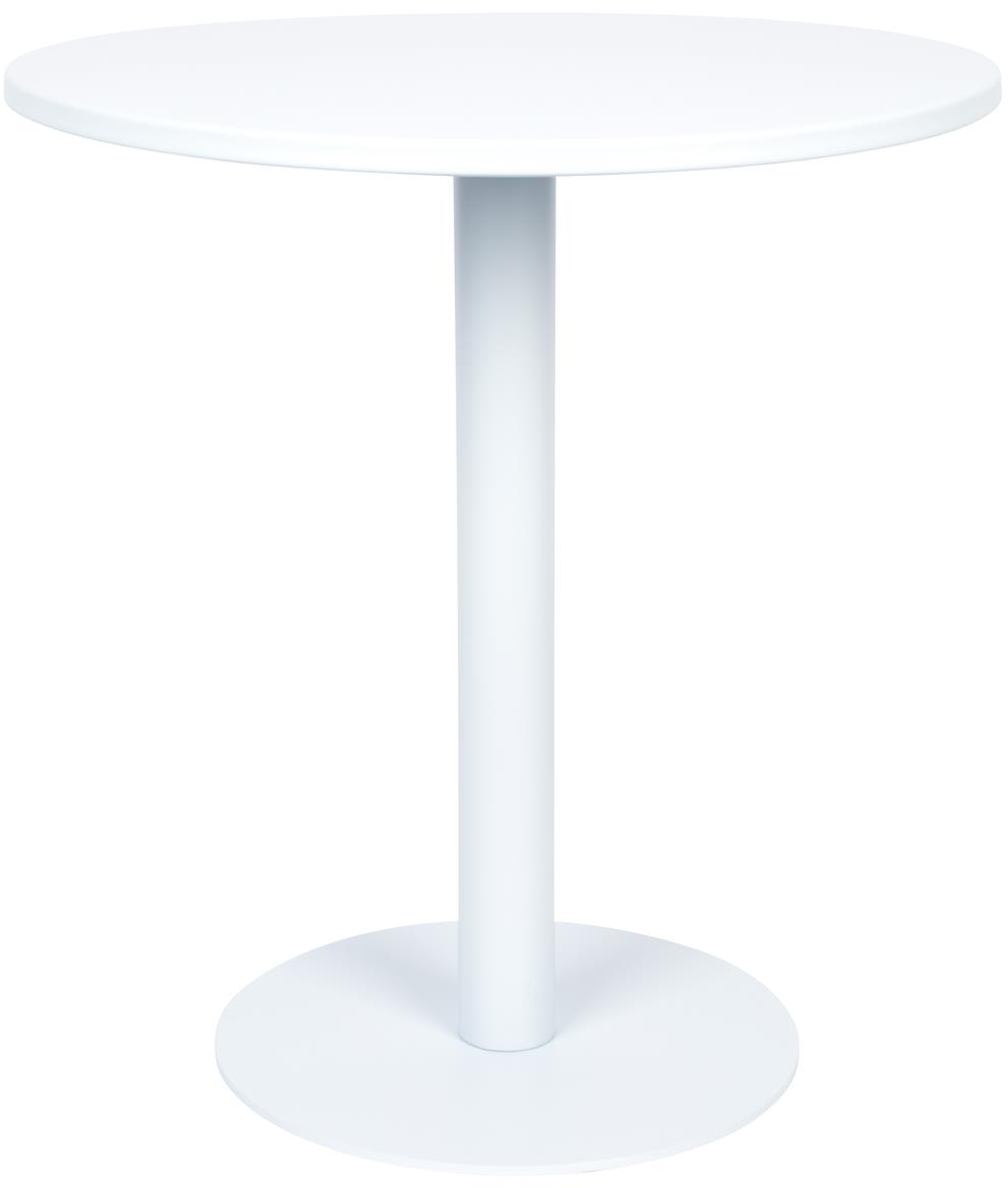 Bistrobord Zuiver Metsu ø70 H76 Cm Offwhite Stål Cafébord