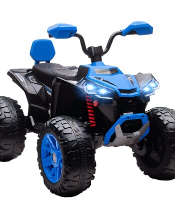 Børns Elektriske Atv  24v Elektrisk Køretøj Med   Hjul  Forlygter  Usb-port  Mp3-funktion      Km     -  år
