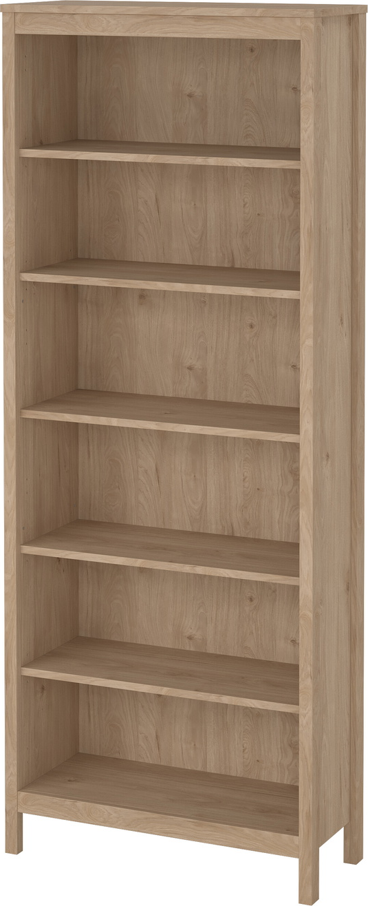 Bogreol Reol Vesterholm Lunor H199 B78 D32 Cm Jackson Hickory Hylder Justerbare Fsc-certificeret